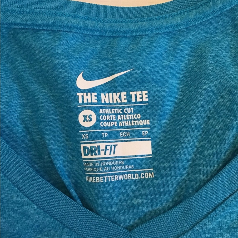 Nike Dri-FIT Athletic Blue Tee - Picture 2 of 3
